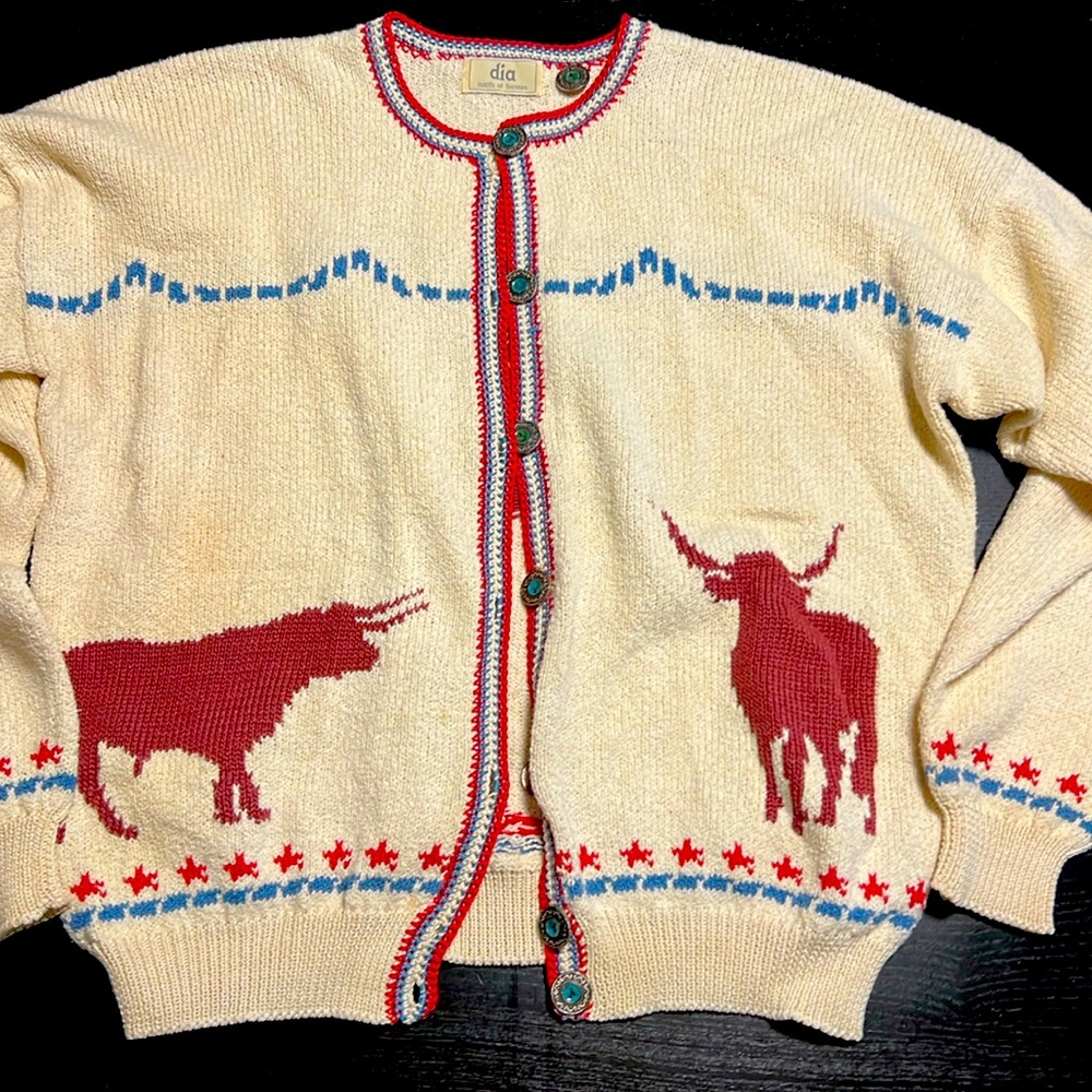 Vintage 1991 Dia North of Boston Rare Country Bulls